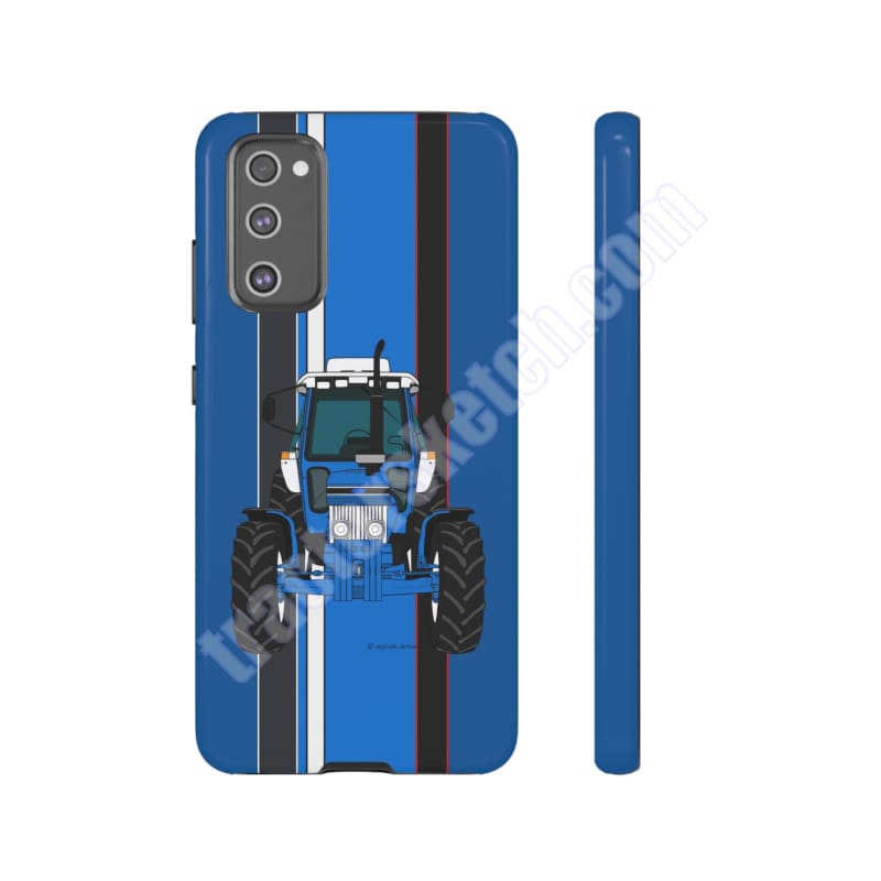 Blue Tractor #3 Tough Phone Case