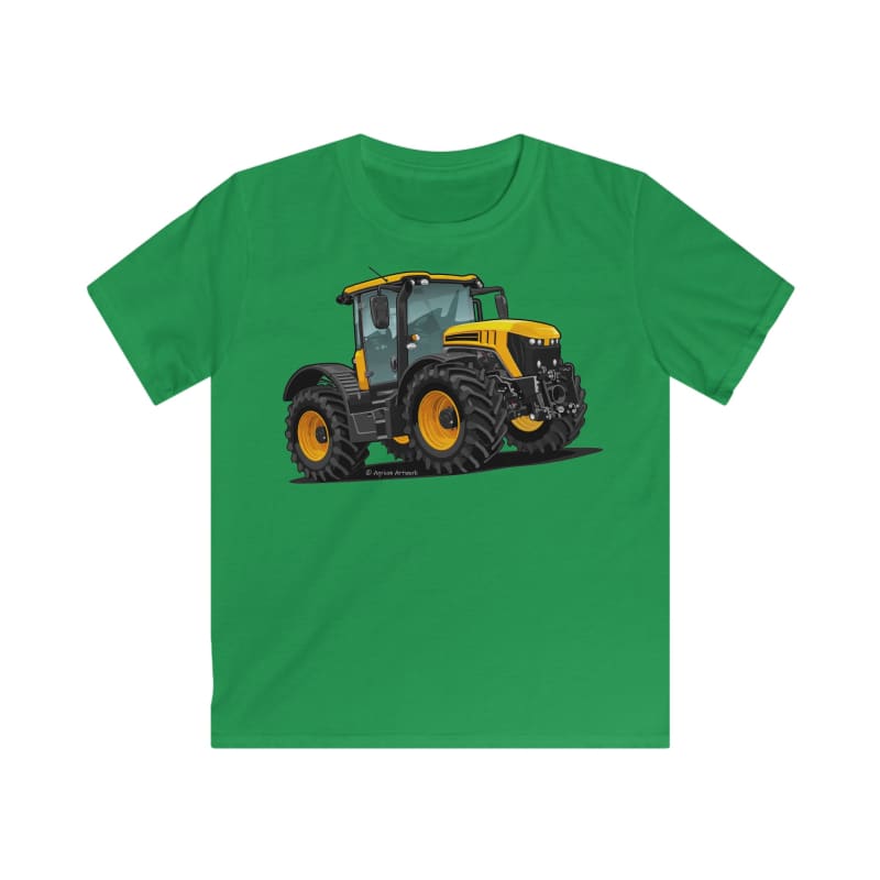 Yellow Fast 4220 Tractor - Kids DigiArt T-Shirt