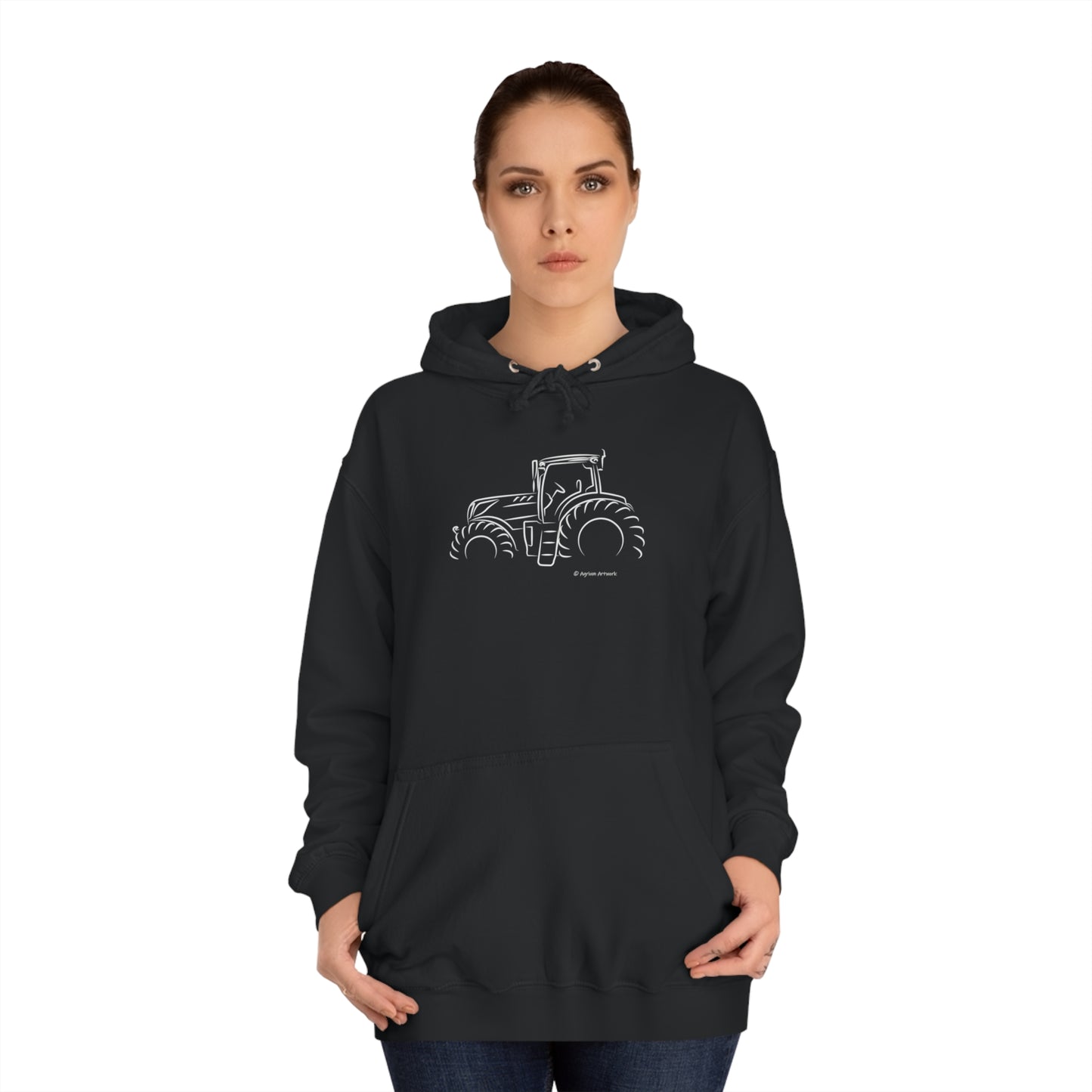 New Holland T7 Tractor Highlights - Adult Hoodie