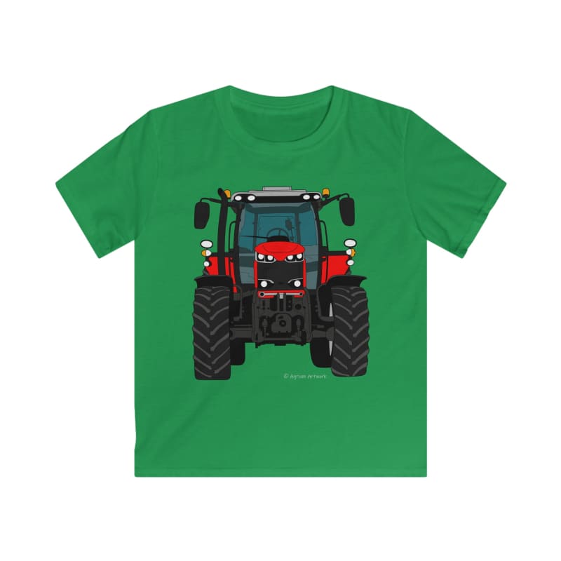 Massey Ferguson 6600S Tractor - Kids Cartoon T-Shirt