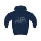 Ford New Holland 40 Series Tractor Highlights - Kids Hoodie
