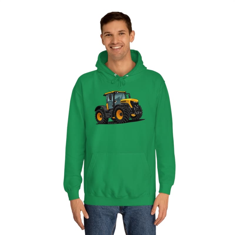Yellow Fastrak 4000 Tractor - Adult DigiArt Hoodie