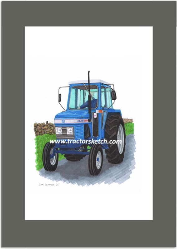 Leyland 272 Tractor Art Print