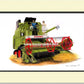 Claas Combine - tractorsketch.com