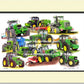 John Deere,10 Year Special Montage, Tractor, Ian Leather, Tractor Art, Drawing, Illustration, Pencil, sketch, A3,A4