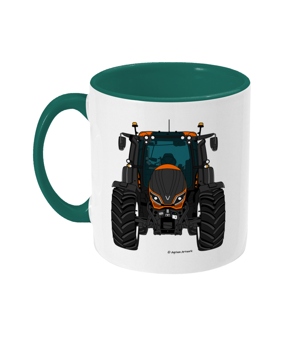 Orange Tractor #1 11oz Coloured Mug