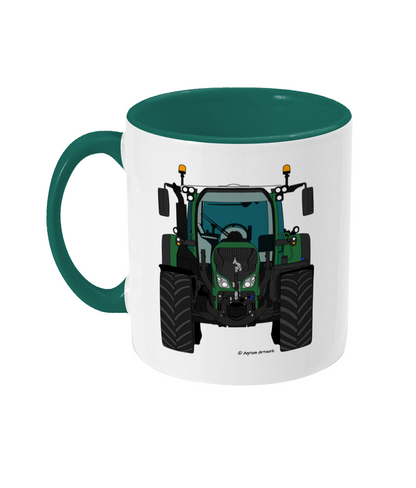 Olive Green Tractor #1 11oz Coloured Mug