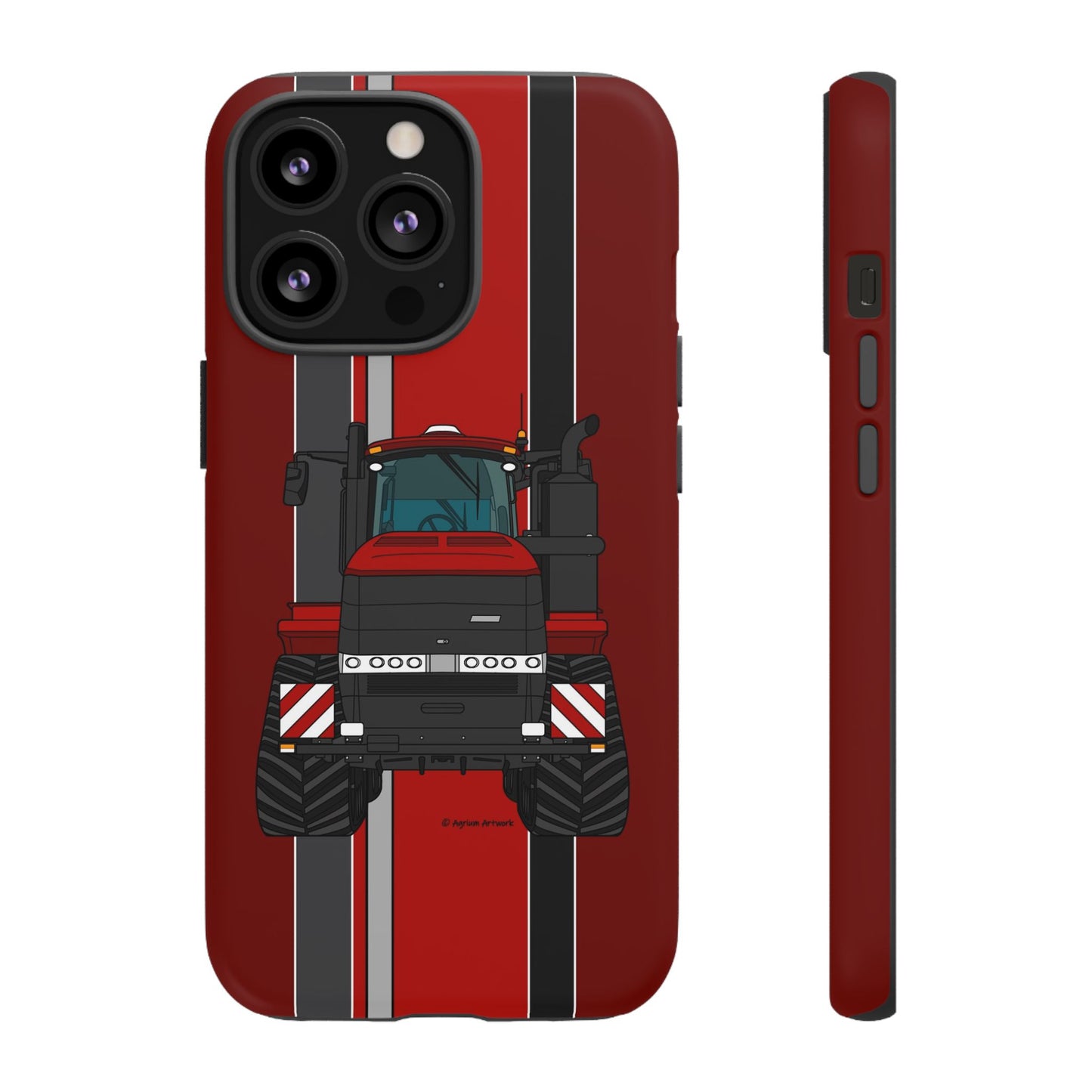 Dark Red Tractor #2 Tough Phone Case