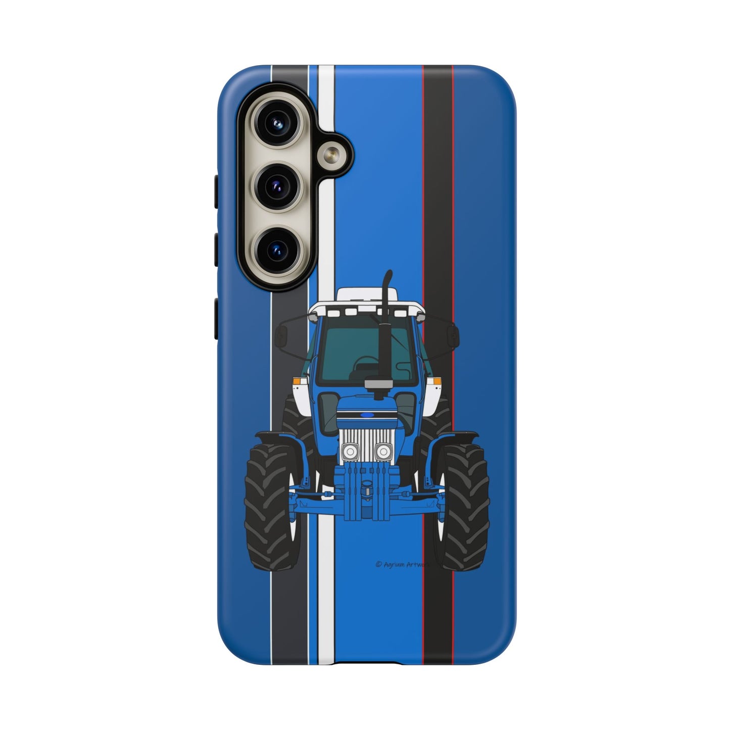 Blue Tractor #3 Tough Phone Case