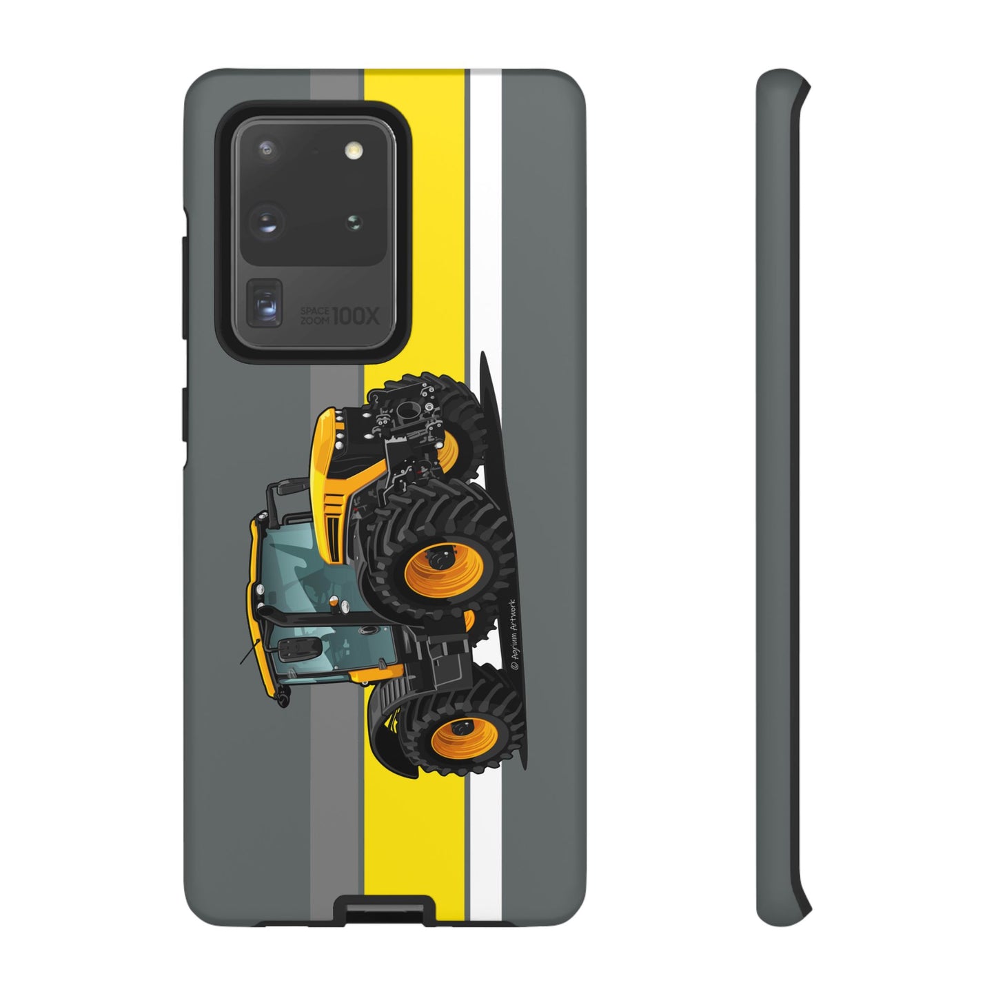 Yellow Fastrak 4000 Series Tough Phone Case - Grey