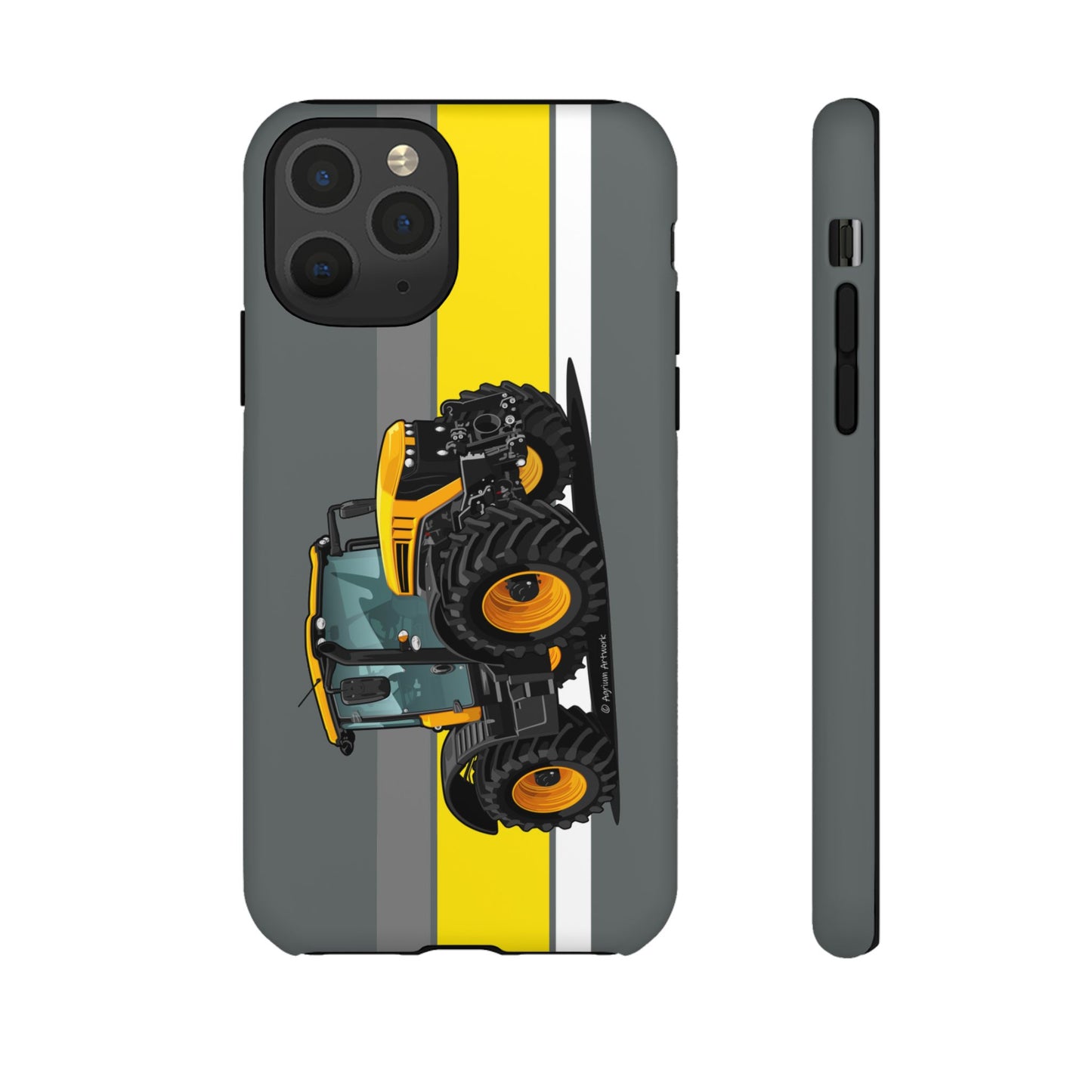 Yellow Fastrak 4000 Series Tough Phone Case - Grey