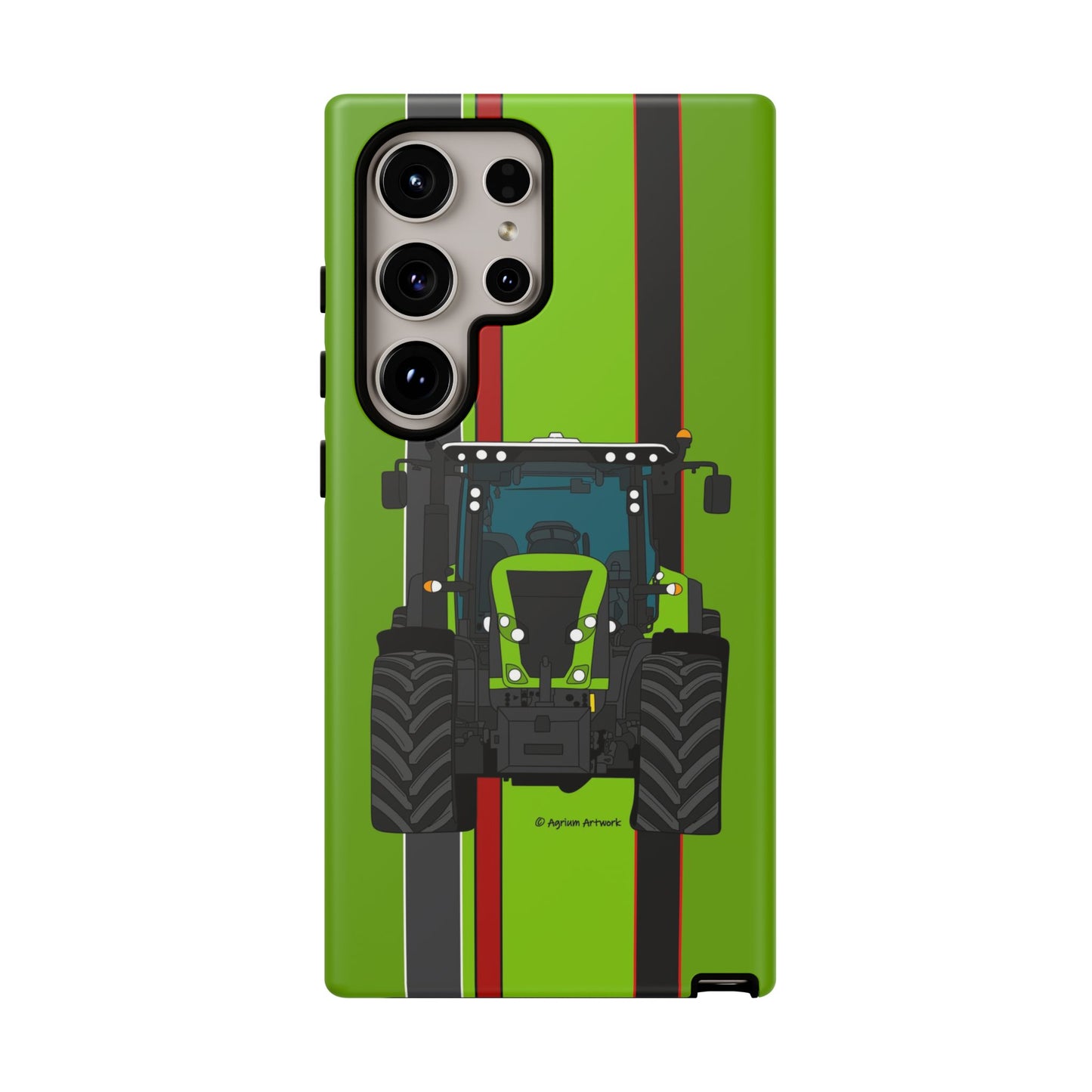 Lime Green Tractor #1 Tough Phone Case