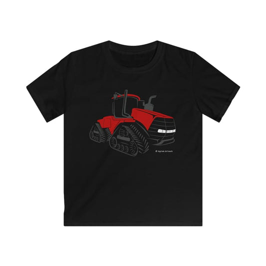 Case IH Quadtrac Tractor - Kids Silhouette T-Shirt
