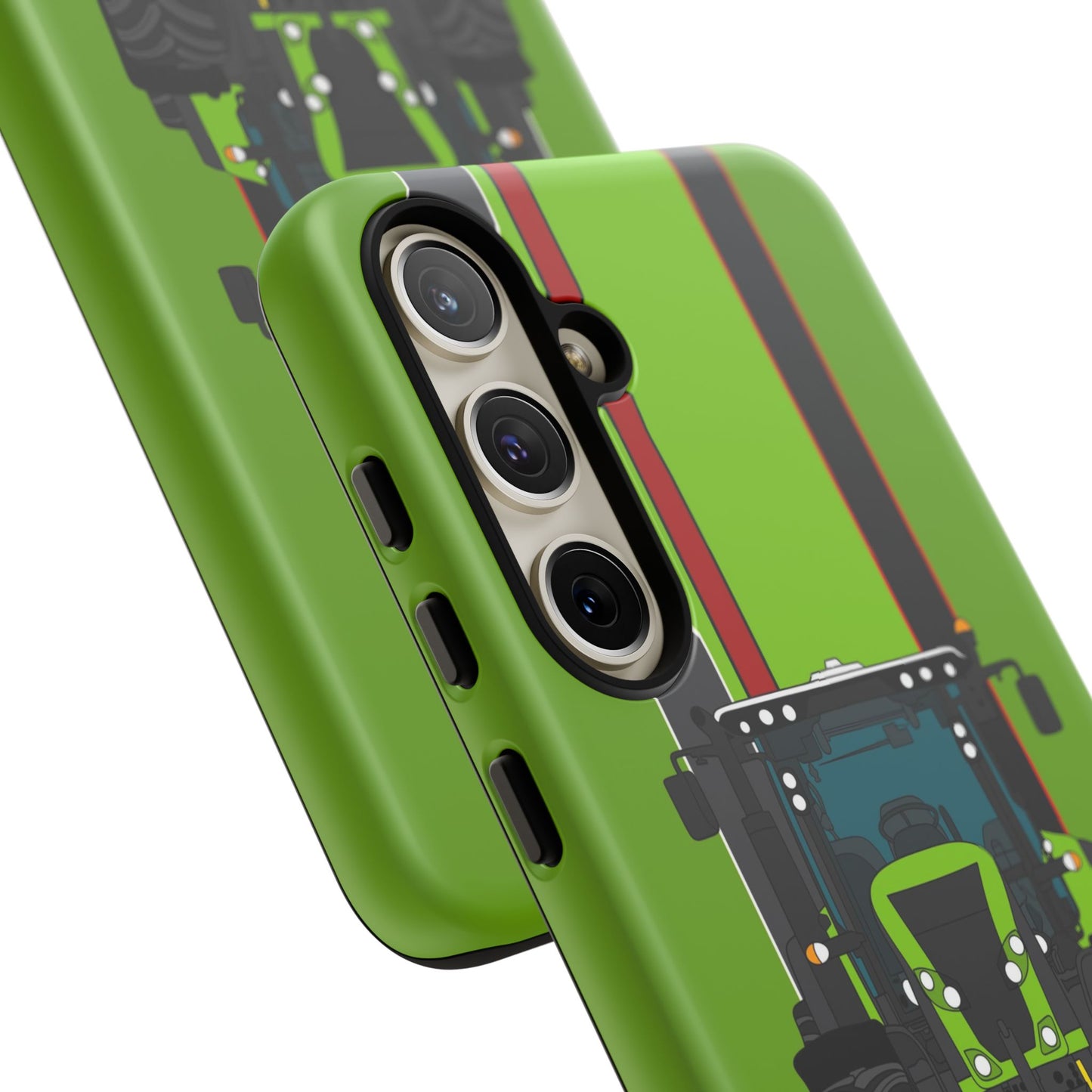 Lime Green Tractor #1 Tough Phone Case