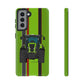 Lime Green Tractor #1 Tough Phone Case