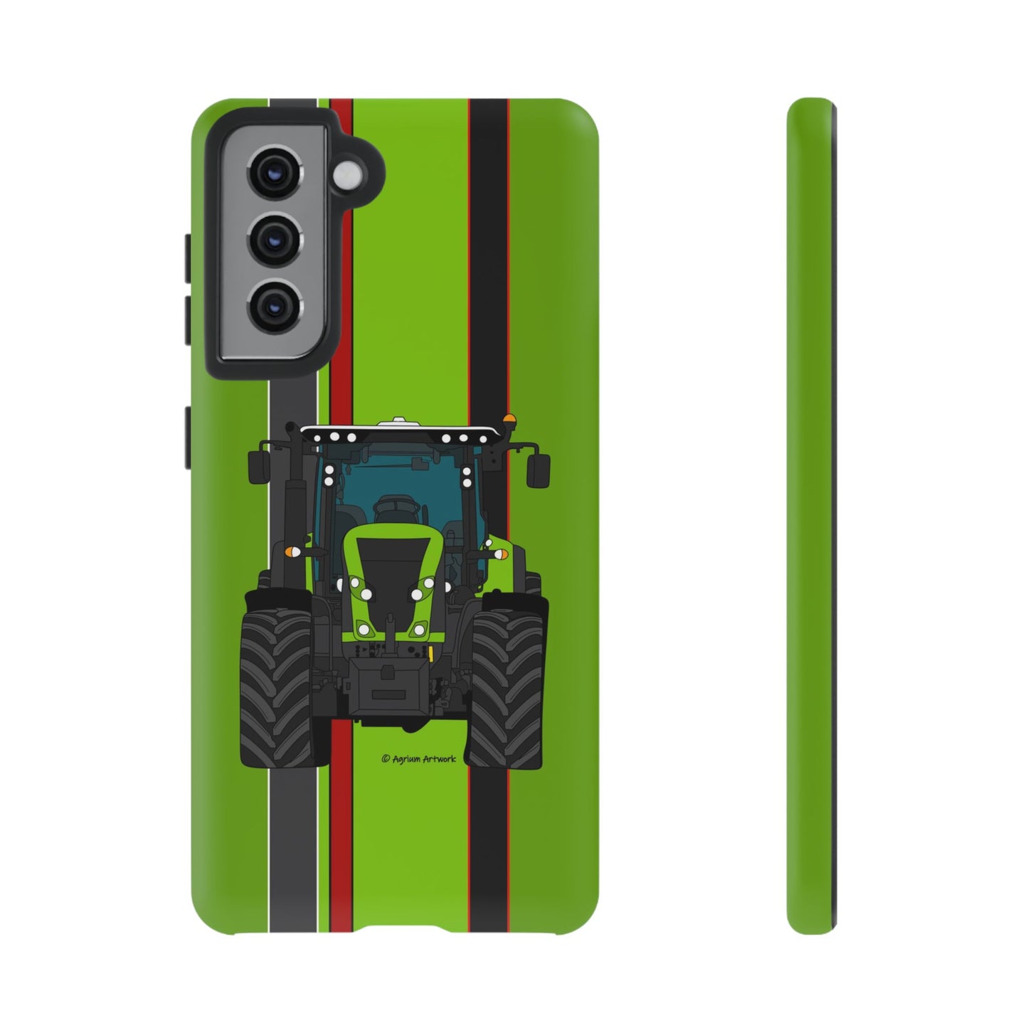 Lime Green Tractor #1 Tough Phone Case