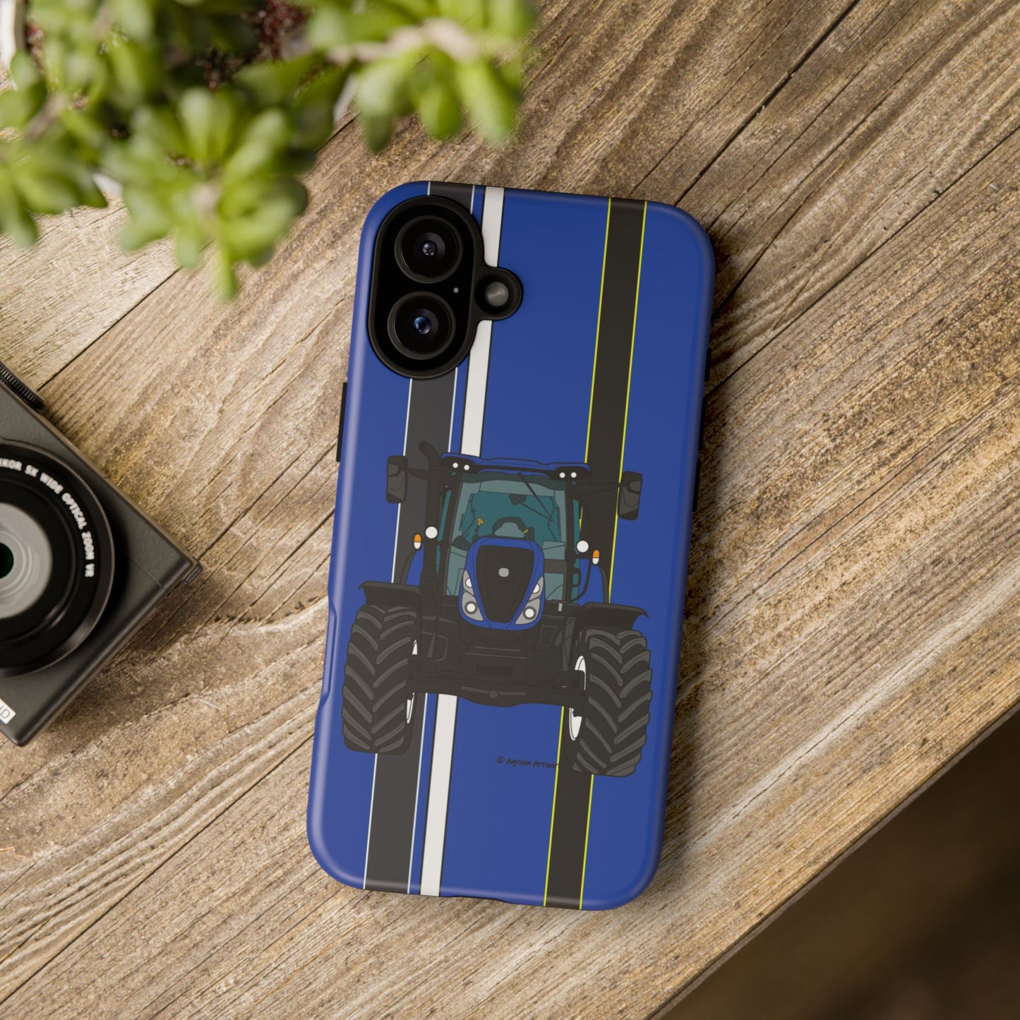 Blue Tractor #1 Tough Phone Case