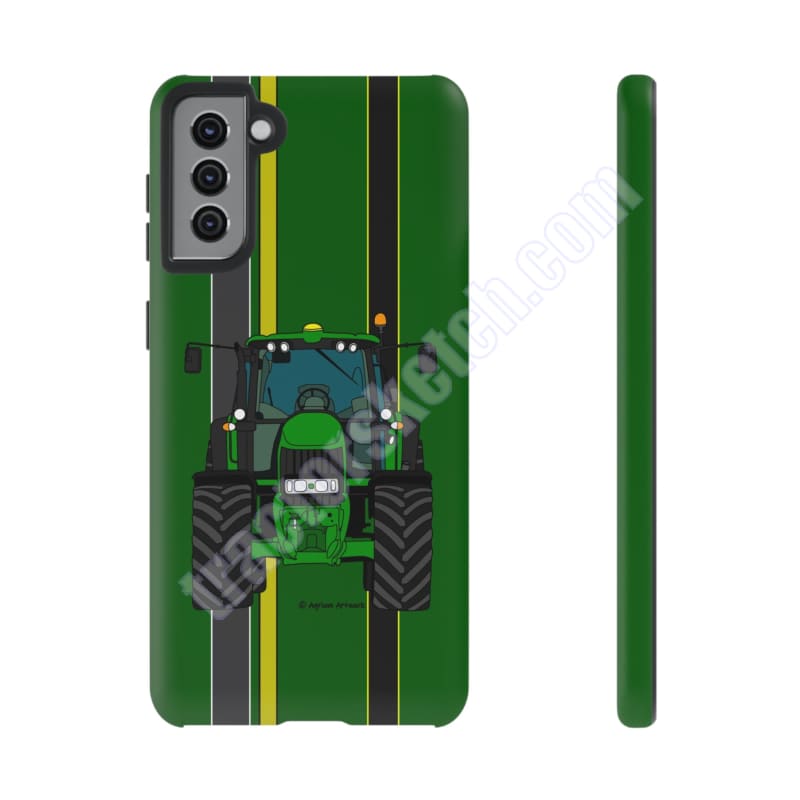 Green Tractor #2 Tough Phone Case
