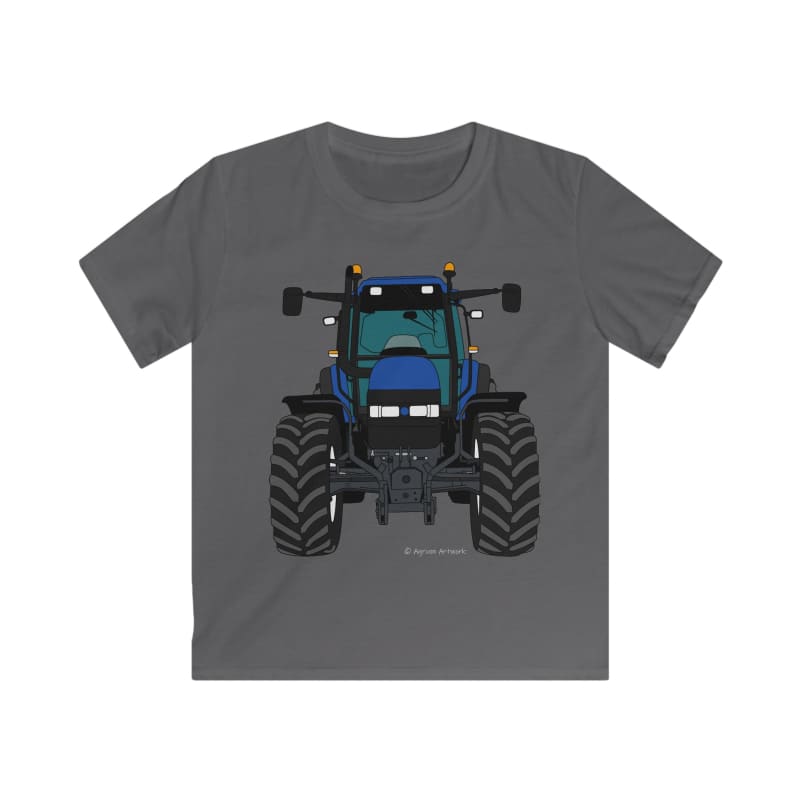 New Holland TM150 / TM165 Tractor - Kids Cartoon T-Shirt