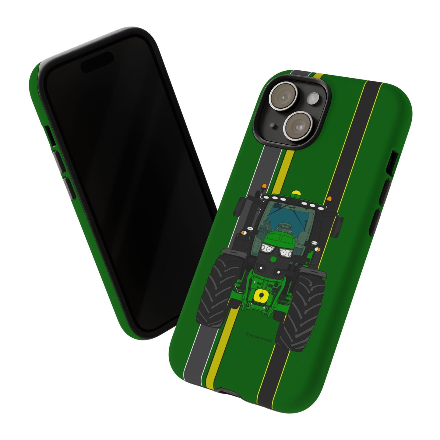 Green Tractor #1 Tough Phone Case