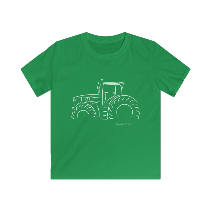 John Deere 6R Tractor Highlights - Kids T-Shirt