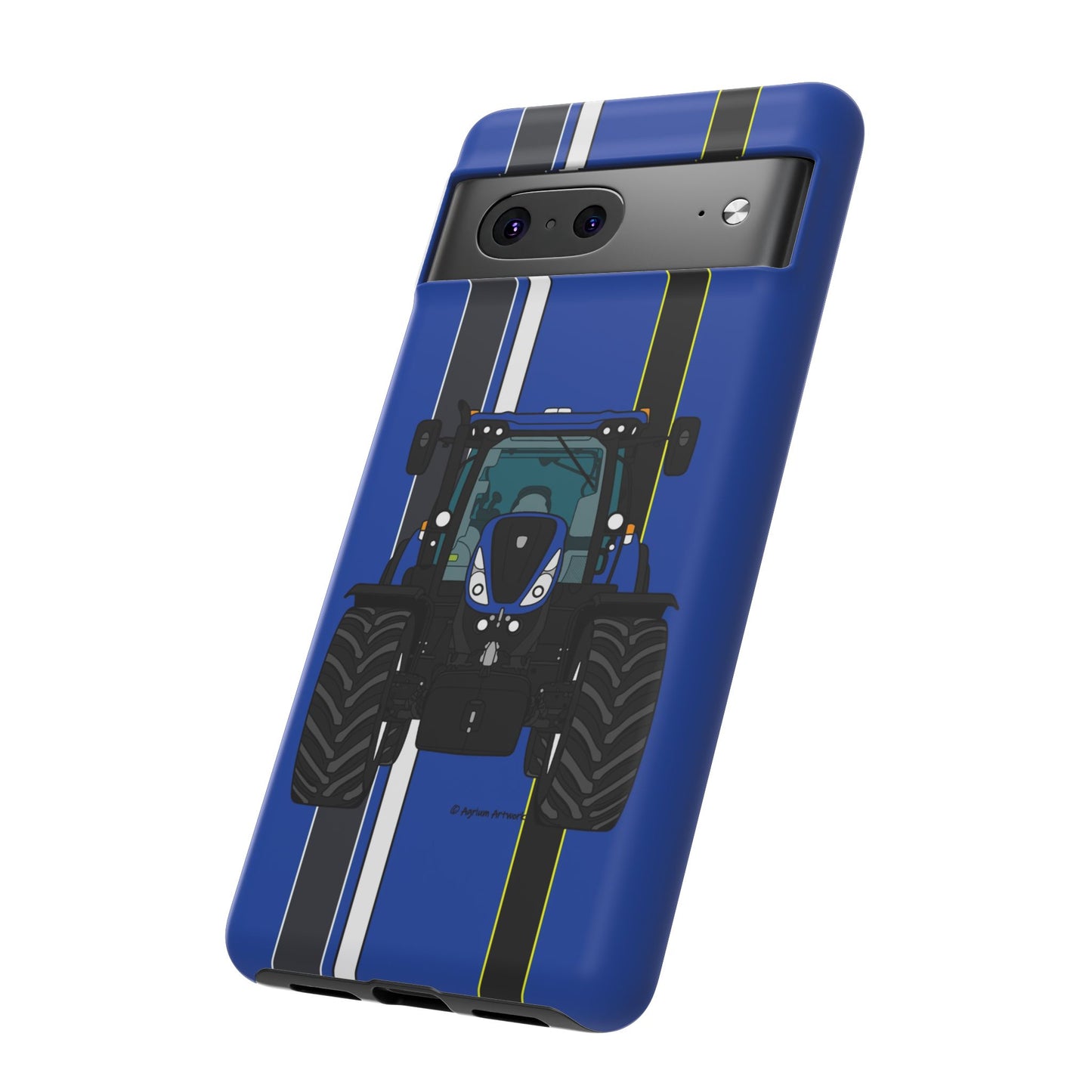 Blue Tractor #4 Tough Phone Case