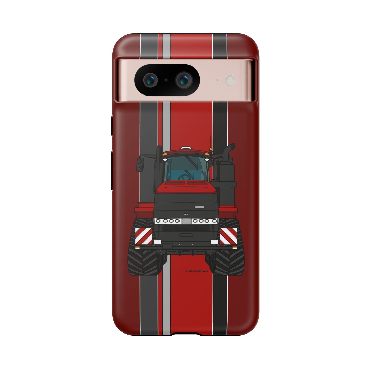 Dark Red Tractor #2 Tough Phone Case