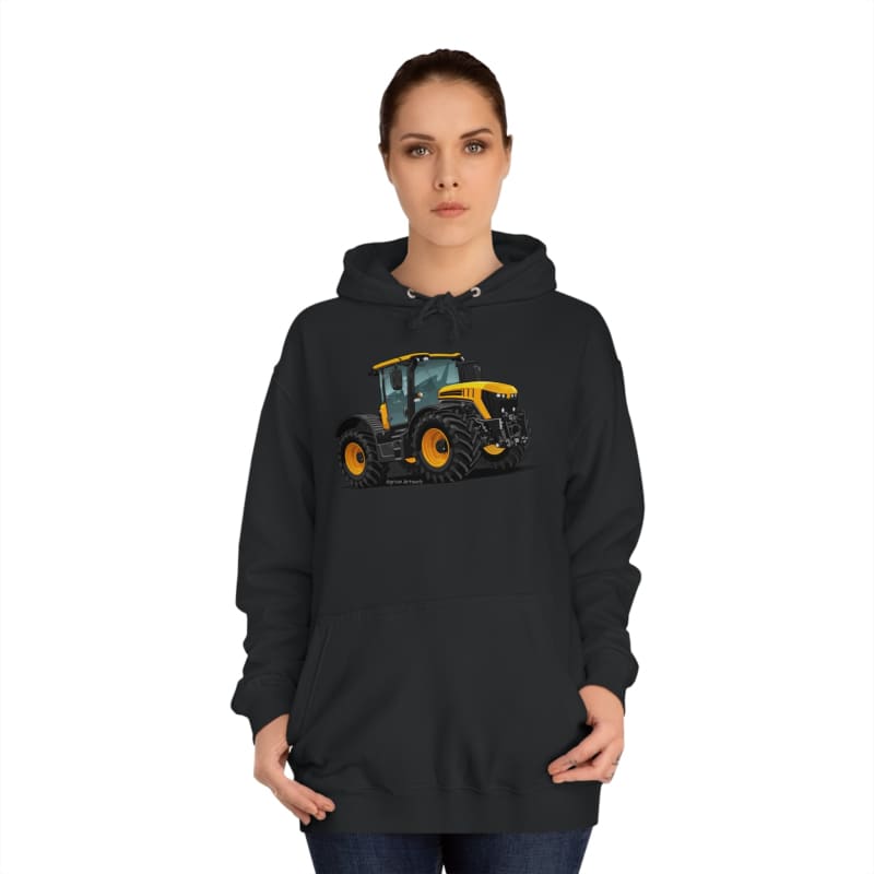 Yellow Fastrak 4000 Tractor - Adult DigiArt Hoodie