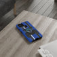 Blue Tractor #4 Tough Phone Case