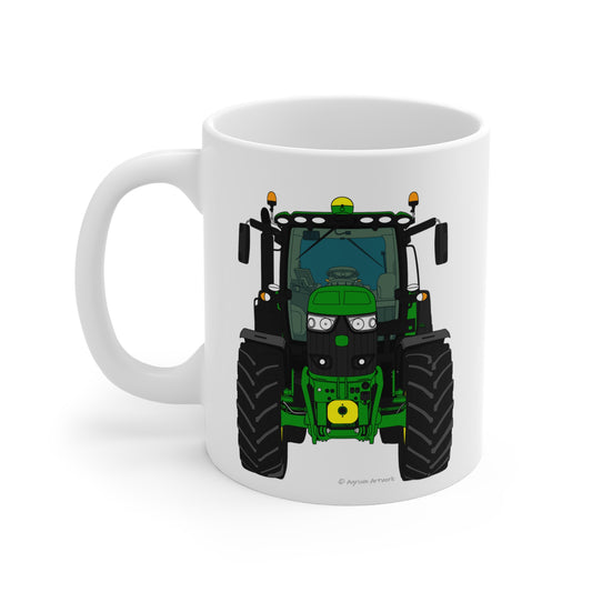 Green Tractor Mug 11oz