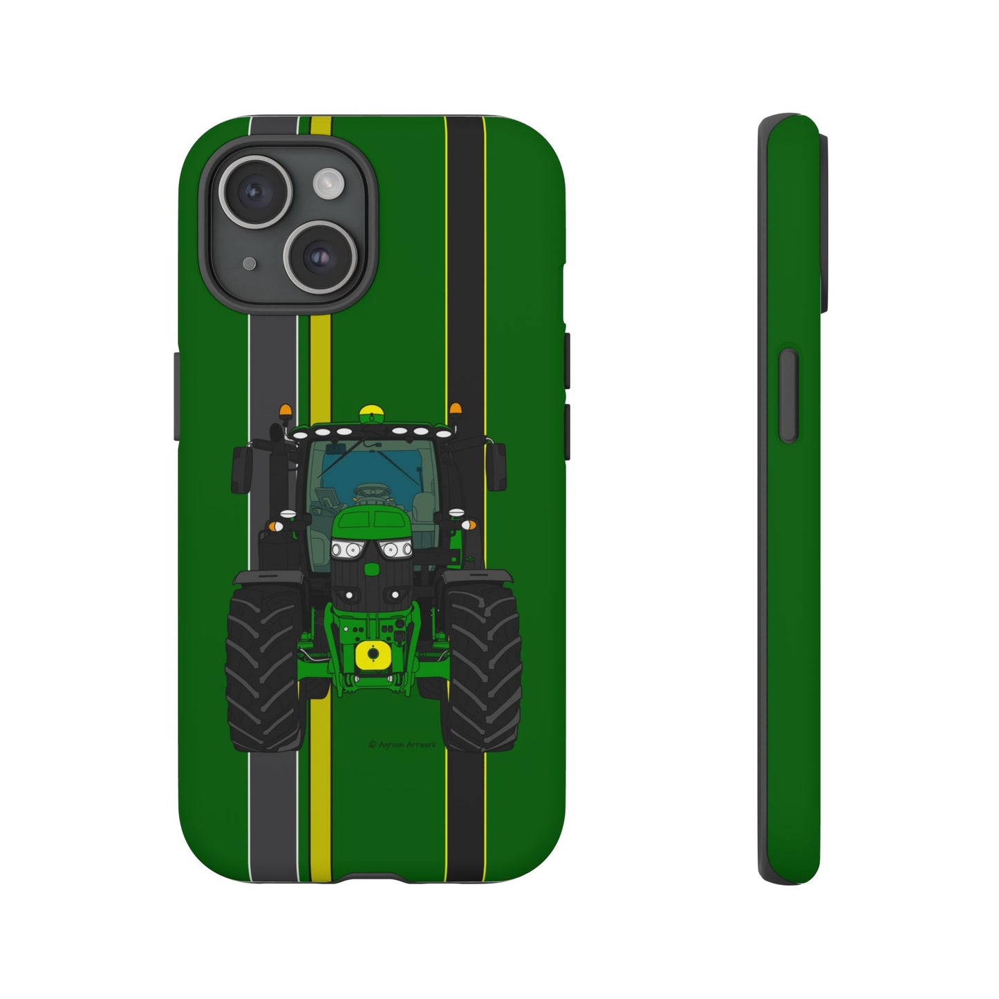 Green Tractor #1 Tough Phone Case