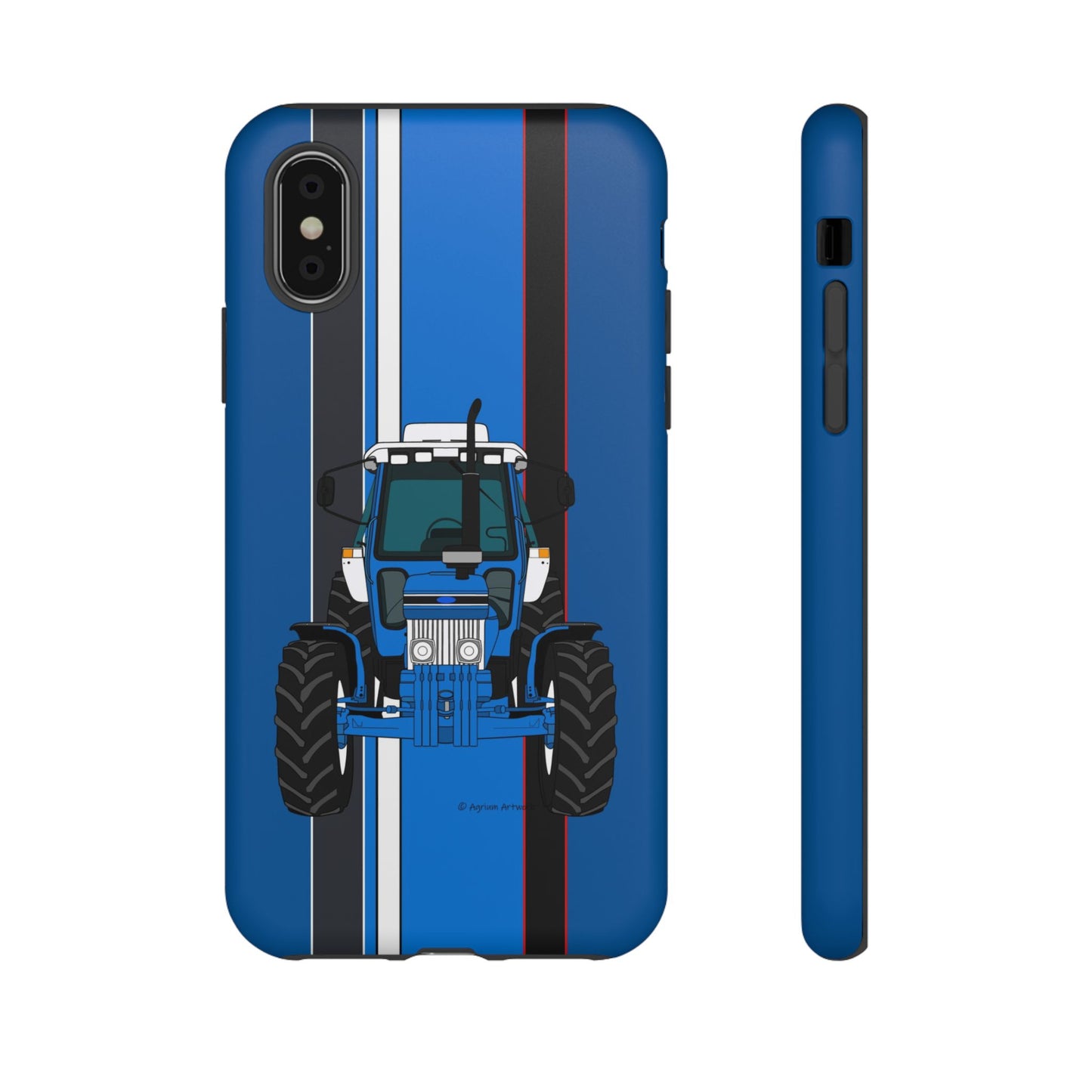 Blue Tractor #3 Tough Phone Case