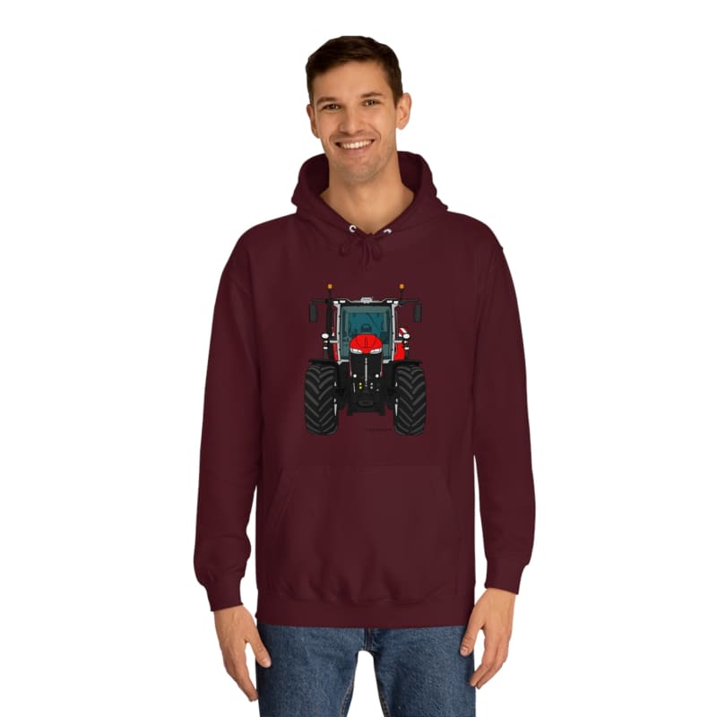 Massey Ferguson 8S Tractor - Adult Cartoon Hoodie