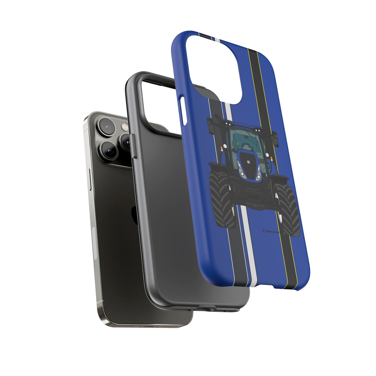 Blue Tractor #1 Tough Phone Case