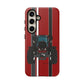 Maroon Tractor #1 Tough Phone Case