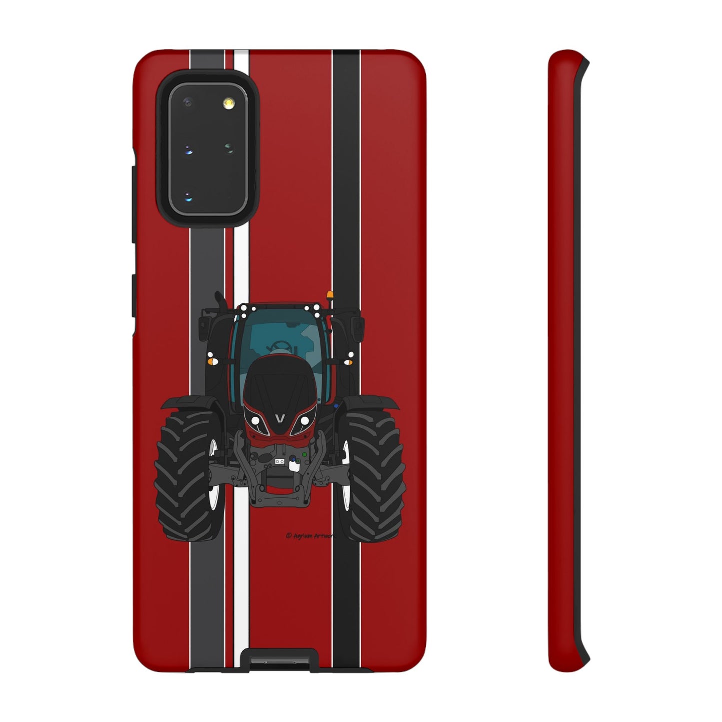 Maroon Tractor #1 Tough Phone Case