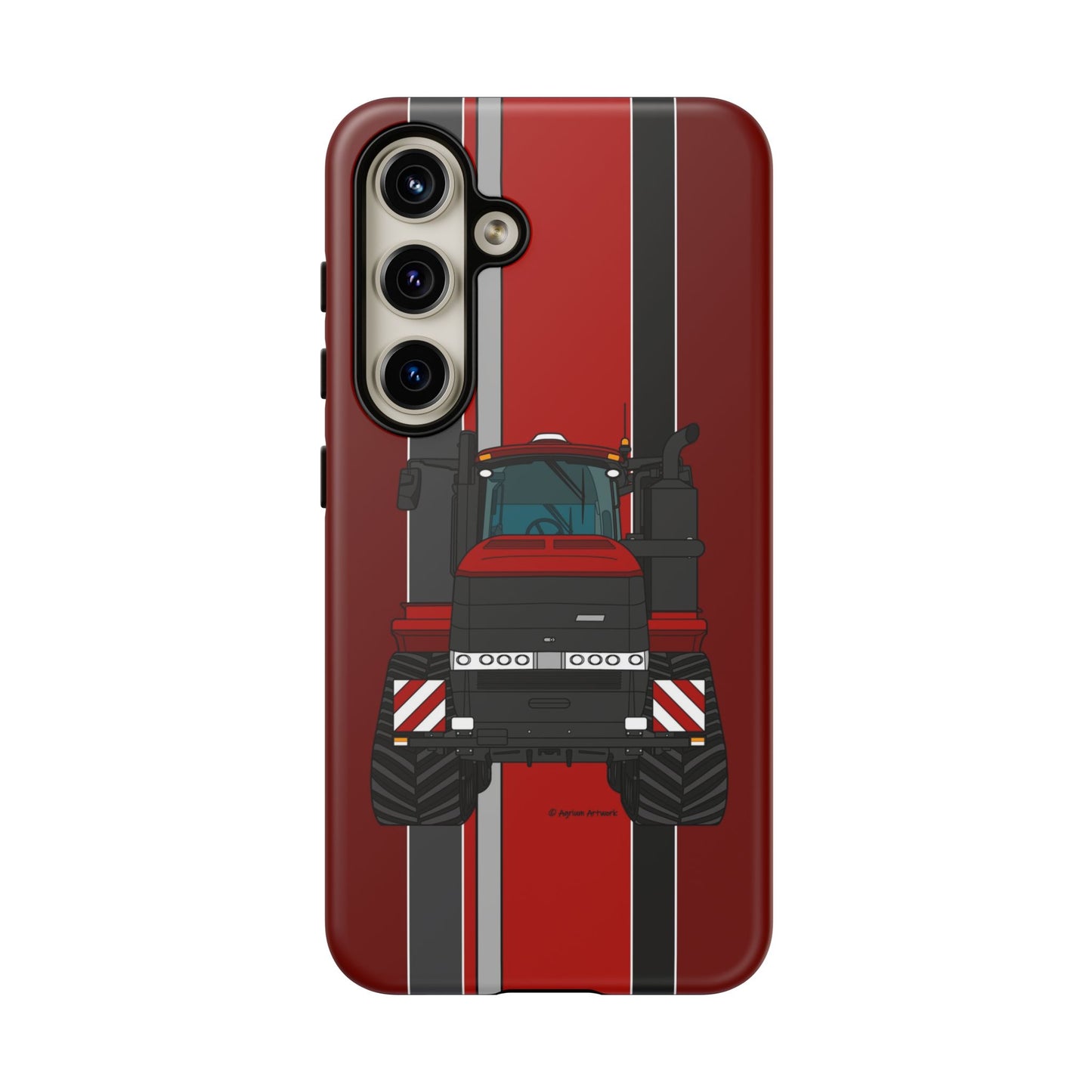 Dark Red Tractor #2 Tough Phone Case