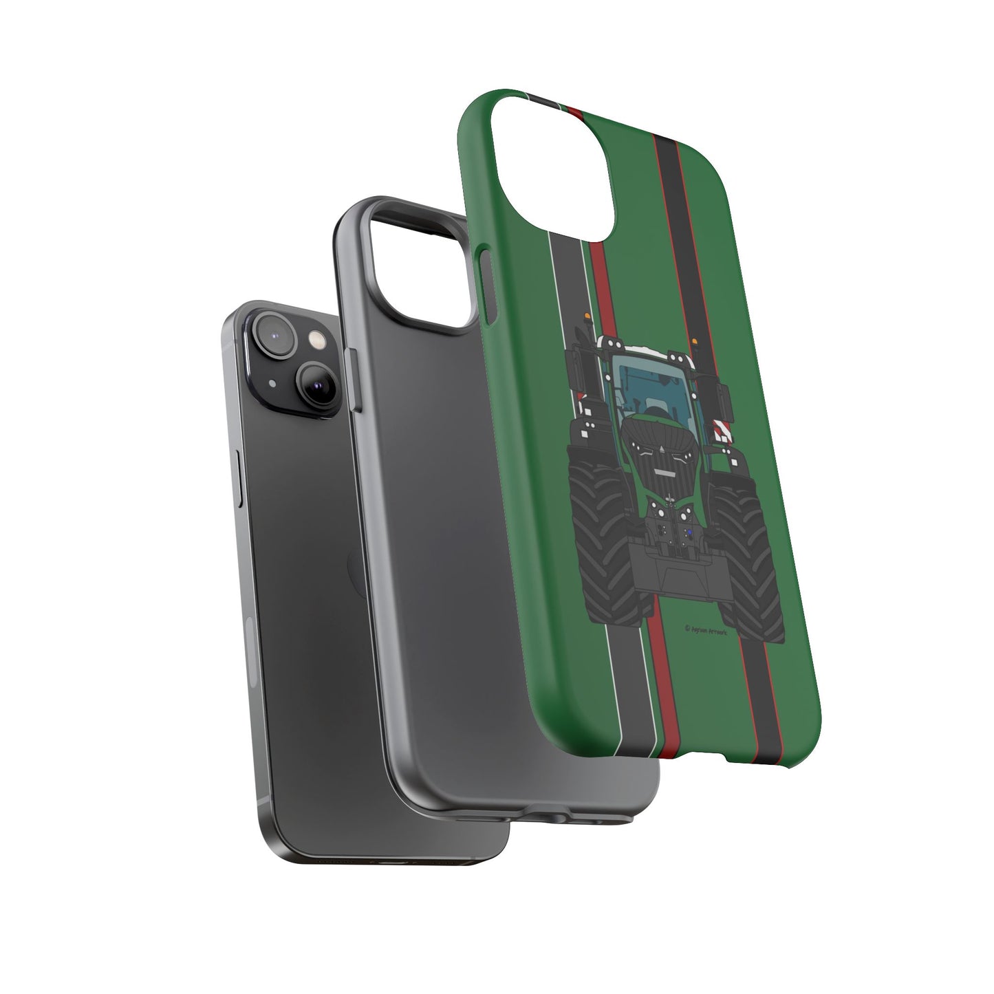 Olive Green Tractor #2 Tough Phone Case