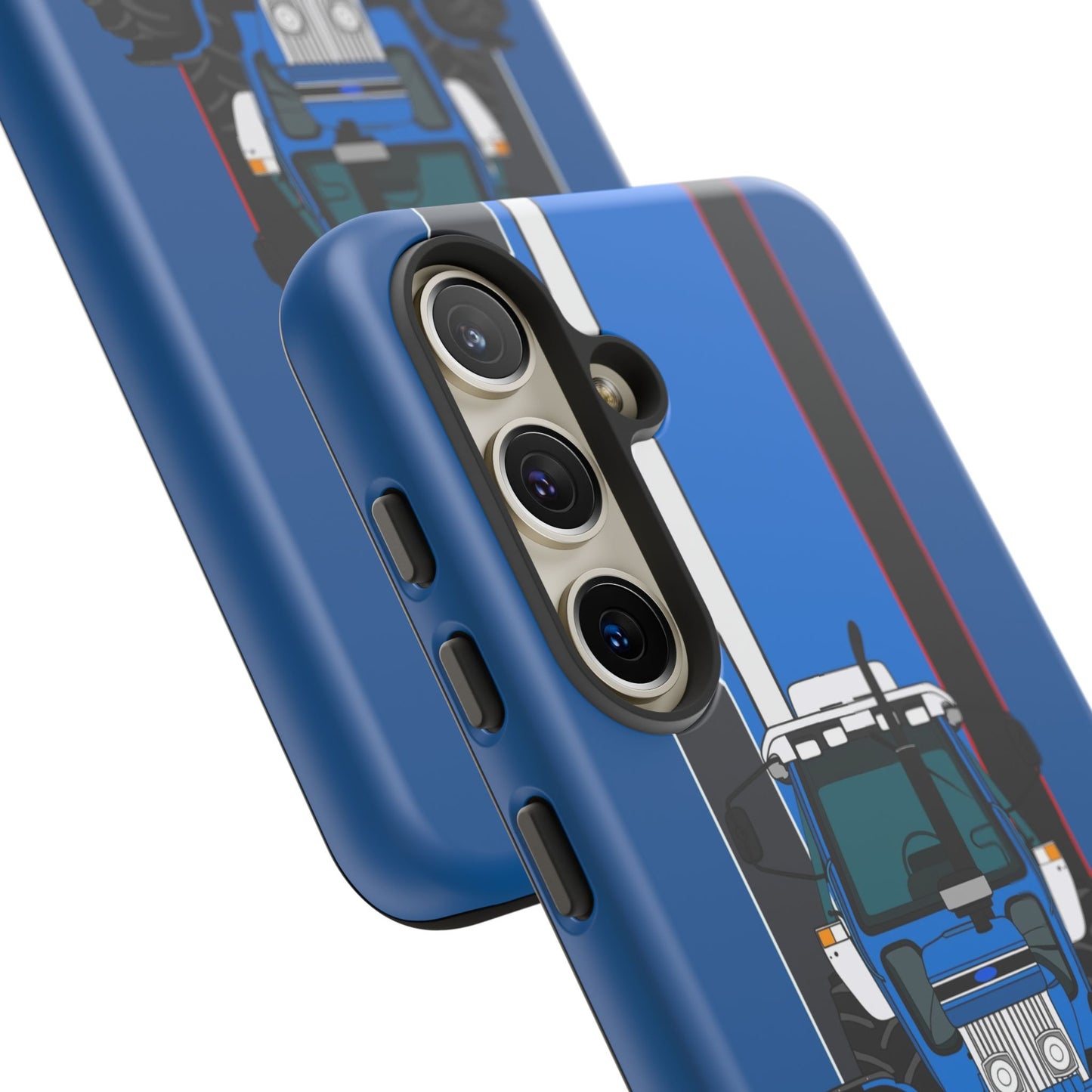 Blue Tractor #3 Tough Phone Case