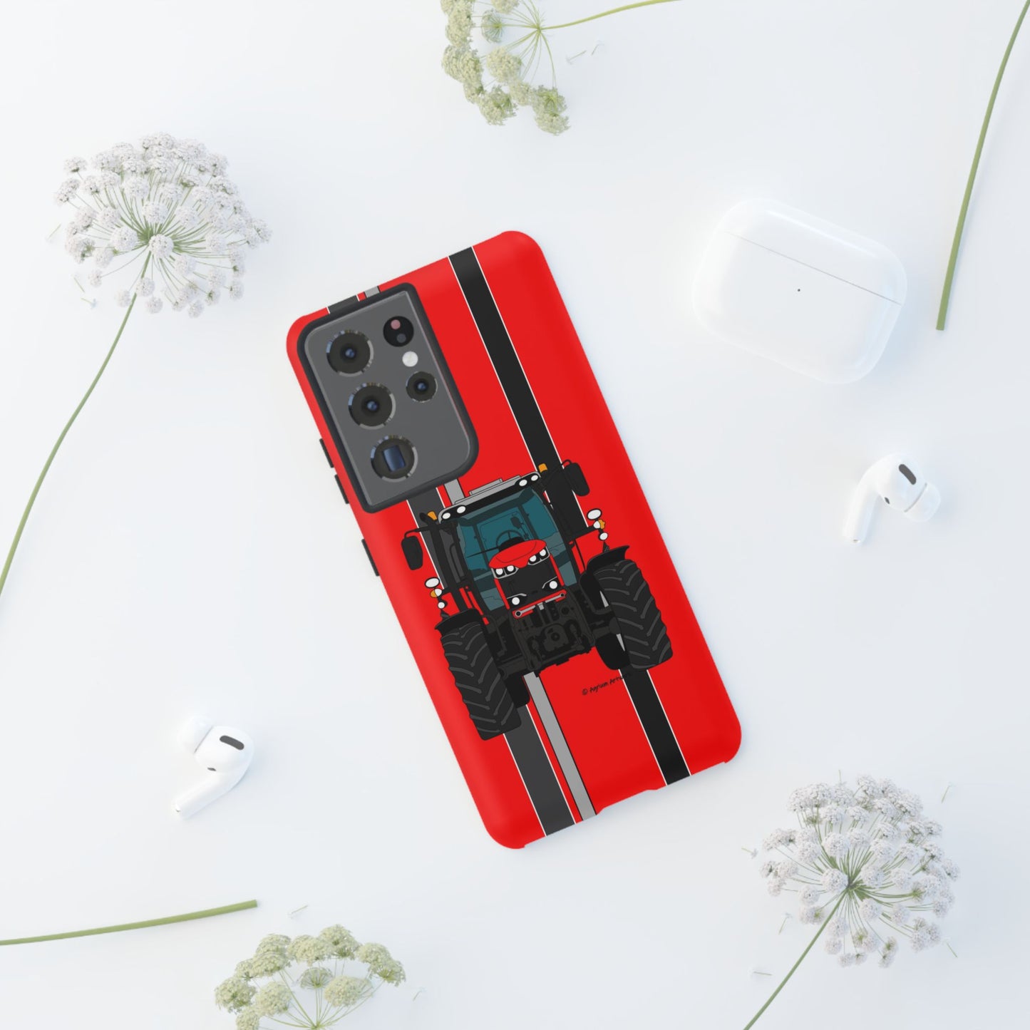 Red Tractor #1 Tough Phone Case