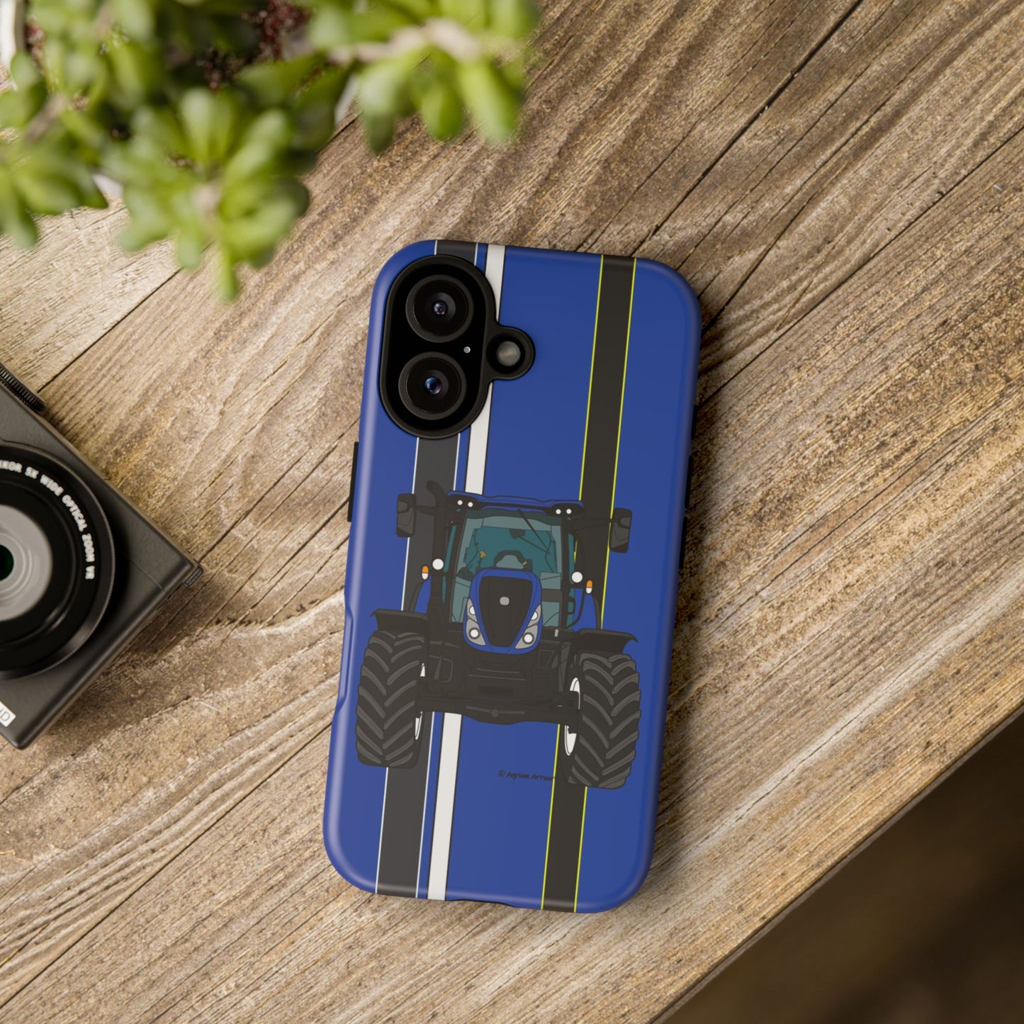 Blue Tractor #1 Tough Phone Case