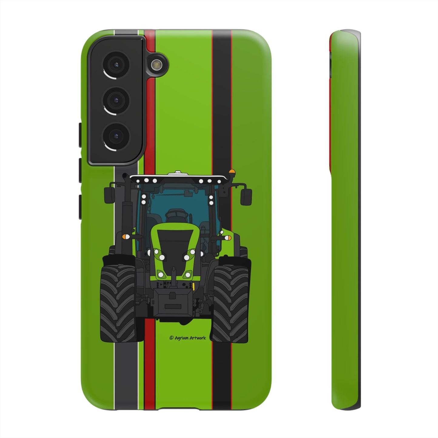 Lime Green Tractor #1 Tough Phone Case