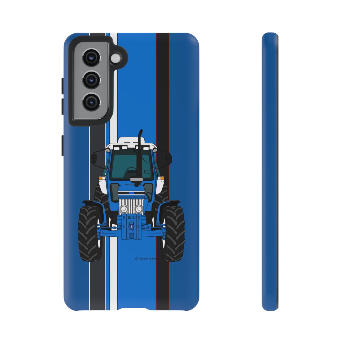 Blue Tractor #3 Tough Phone Case