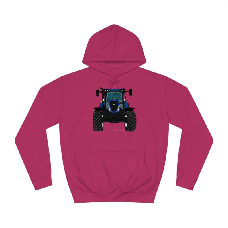 New Holland T7 Tractor - Adult Cartoon Hoodie