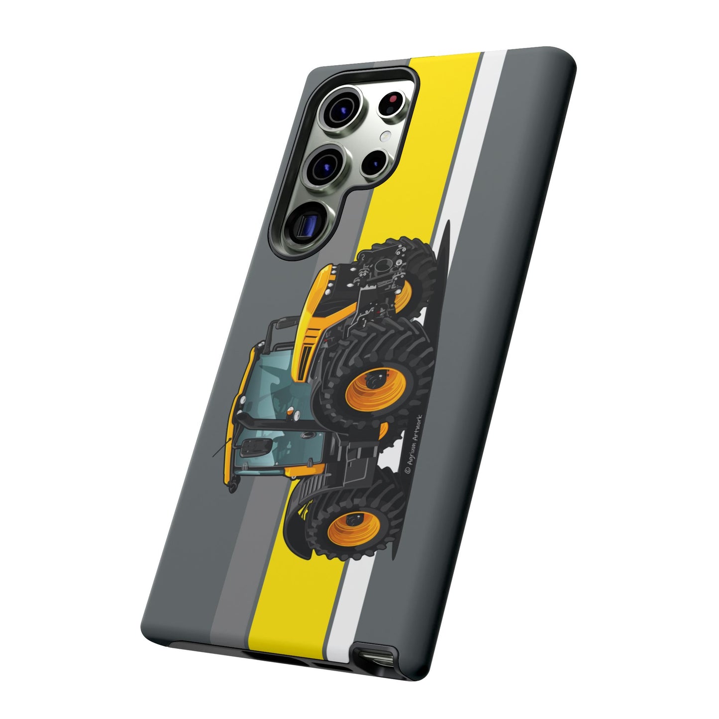 Yellow Fastrak 4000 Series Tough Phone Case - Grey