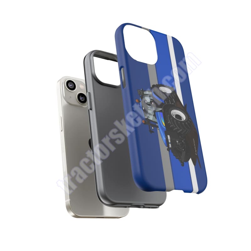 New Holland TM155 Tough Phone Case - Blue