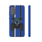 Blue Tractor #4 Tough Phone Case