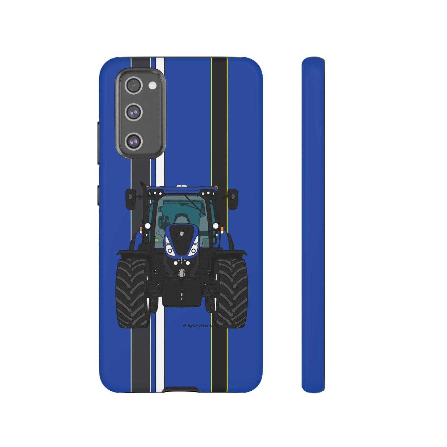 Blue Tractor #4 Tough Phone Case