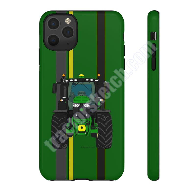 Green Tractor #1 Tough Phone Case