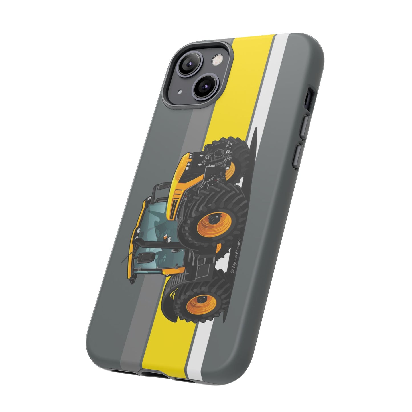 Yellow Fastrak 4000 Series Tough Phone Case - Grey